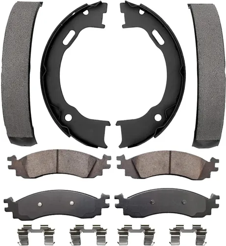 Miniatura 85 de Detroit Axle - Pastillas de Freno Delantero para Mercedes- Benz C230 C250 C300 SLK250, Pastillas de Freno Cerámica w/Reemplazo de Hardware