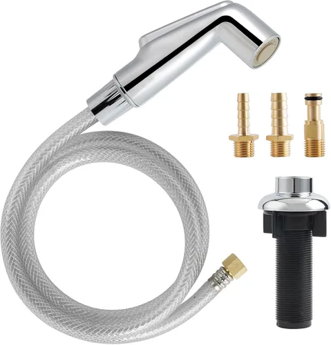 Miniatura 11 de Hygie Rinse Accesorio de pulverización universal para fregadero de cocina, cabezal rociador lateral para fregadero de cocina, compatible con Delta