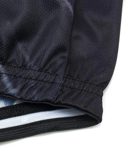 Miniatura 5 de MOXILYN Camiseta de ciclismo para hombre, kit de ciclismo de MTB y pantalones cortos de ciclismo con almohadilla de gel 20D, conjunto de ropa