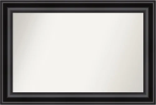 Miniatura 312 de Amanti Art Espejo personalizado, espejo de baño negro puente, espejo de pared o espejo de tocador de baño sobre el fregadero (26 x 26 pulgadas)