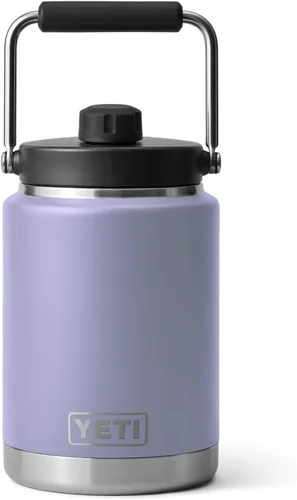 Miniatura 9 de YETI Rambler Jarra de Medio Galón, Aislada al Vacío, A Prueba de Fugas, Acero Inoxidable con MagCap Rosa (Tropical Pink)