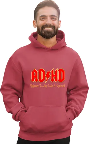 Miniatura 13 de Go All Out Sudadera con capucha para hombre y mujer con texto en inglés "Highway To Hey Look A Squirrel