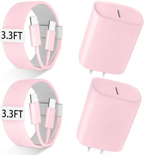 Miniatura 17 de Cargador para iPhone 17, 16, 15 Pro Max, cable largo USB C de carga rápida de 10 pies para Apple iPhone Block, con cargadores PD iPhone 17 de 20 W