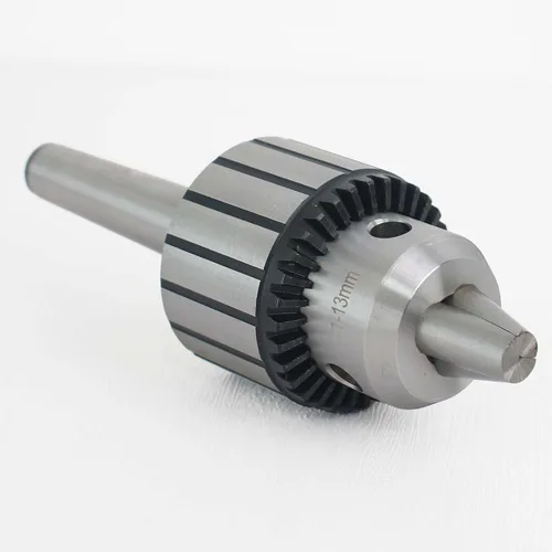 Miniatura 6 de Portabrocas de 1/32" a 1/2" con eje cónico Morse MT1-JT33, portabrocas resistente con llave de mandril