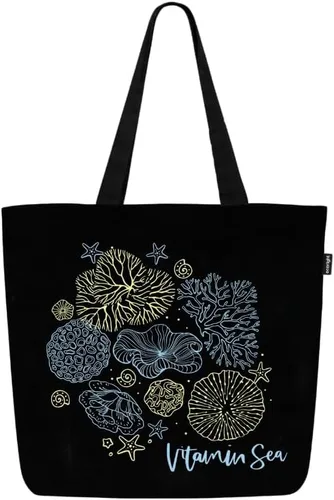 Miniatura 145 de Ecoright Bolsa de lona estética para mujer, bolsa grande con cremallera y bolsillo, bolsa de mano para mujer, para yoga, trabajo, playa