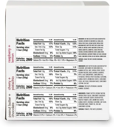 Miniatura 2 de SKRATCH LABS Anytime Energy Bar, paquete variado, (3 de cada sabor) Bajo en azúcar, sin gluten, vegano, kosher, sin lácteos