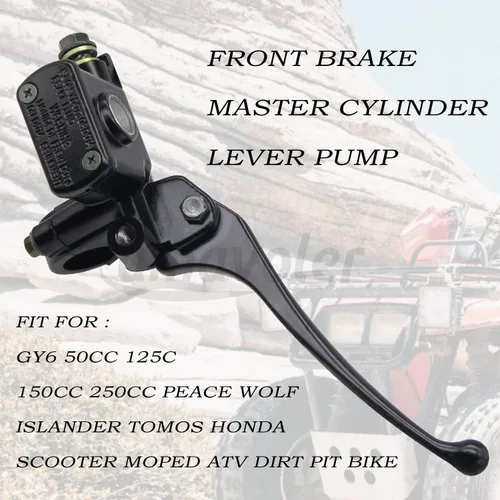 Miniatura 3 de Bomba de palanca de cilindro maestro de freno delantero derecho apta para GY6 50cc 125cc 150cc 250cc Scooter ATV Dirt Pit Bike