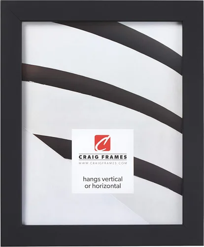 Craig Frames Essentials, marco moderno de 1 pulgada, 19 x 25 pulgadas, color negro 646bk Negro