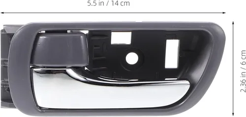 Miniatura 2 de 2pcs Car Interior Door Handles Replacement Chrome Auto Door Pull Handles Interior Fit Mid-Size Sedan 2002-2006 Driver Passenger Side Trim