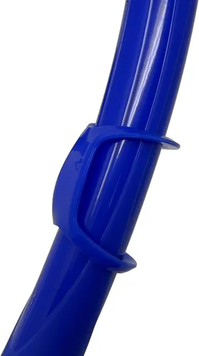 Miniatura 3 de Scuba Choice Silicone Roll-up Nautilus Snorkel with Storage Case, Compact 15" Flexible Snorkel, 3-1/2" Container, Easy to Pack & Store, Includes Azul