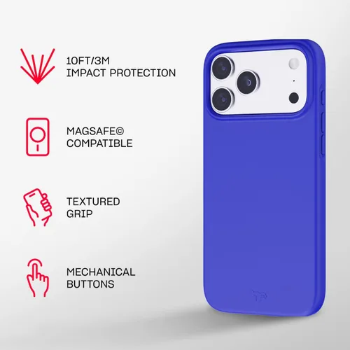 Miniatura 9 de Tech21 EvoLite con MagSafe para Apple iPhone 17 Pro Max Azul Eléctrico