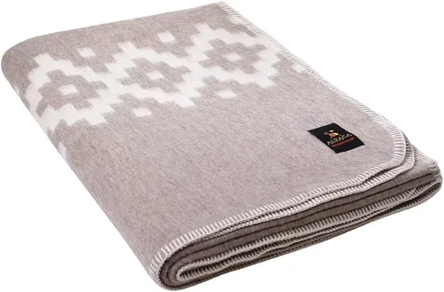 Miniatura 33 de Manta gruesa de lana de alpaca para acampar al aire libre o uso en interiores, diseño étnico, suave lana peruana de alpaca disponible en tamaño Gris