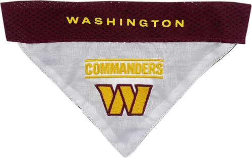 Miniatura 2 de Pets First Bandana para perro NFL – ARIZONA CARDINALS - Bandana reversible para mascotas deportiva de 2 caras con un logotipo de equipo bordado