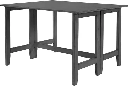 Miniatura 5 de LUMISOL Mesa de comedor extensible para 4 personas, mesa de comedor plegable pequeña para cocina, de 18 a 36 pulgadas, ahorro de espacio, fácil