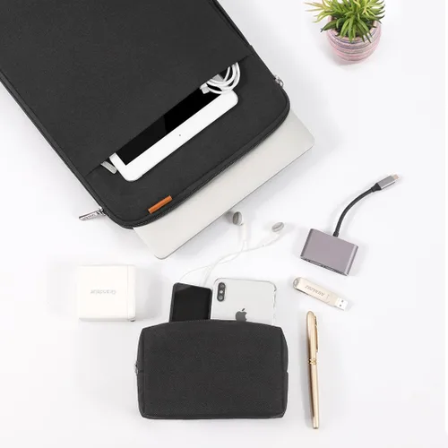 Miniatura 9 de DOMISO Funda protectora para laptop de 13 pulgadas, resistente al agua, a prueba de golpes, para MacBook Air 13, M4, M3, M2, MacBook Pro M2, M1