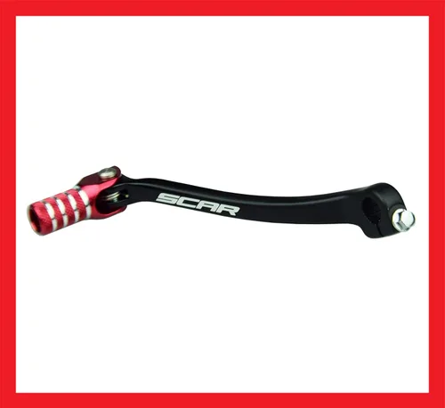 Miniatura 8 de Palanca de cambio plegable SCAR de engranajes forjada Compatible con Honda CRF 110 CRF110 CRF110F 13-26 - Rojo