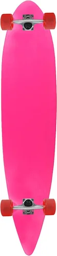 Miniatura 2 de Moose Pintail - Longboard completo de 9 x 43 pulgadas, color rosa neón