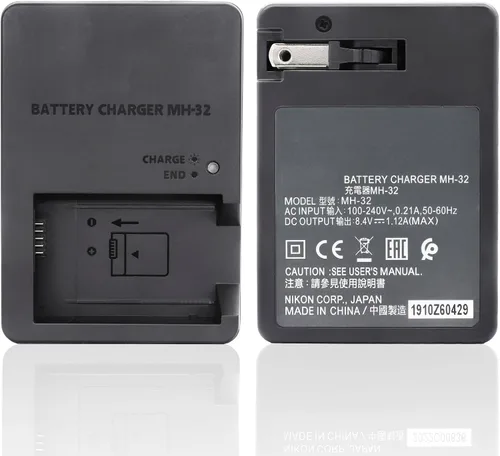 Miniatura 6 de Cargador de batería de pared MH-32 MH32 para Nikon EN-EL25 ENEL25 EN-EL25a Batería compatible con Nikon Z50 Z 50 Z30 Z 30 Zfc Z fc Z50II cámara
