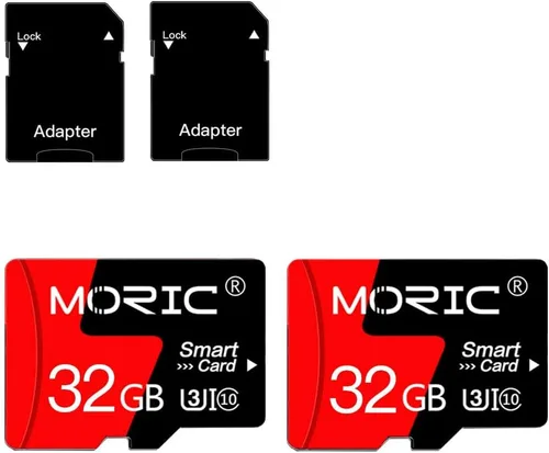 Miniatura 11 de Paquete de 2 tarjetas micro SD de 8 GB con adaptador SD tarjeta de memoria de alta velocidad, tarjeta TF de memoria C10 A1 para cámara/Dash