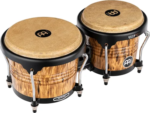 Miniatura 7 de Meinl Percussion FWB190AF Free Ride Series Bongos de madera, acabado de llama ámbar