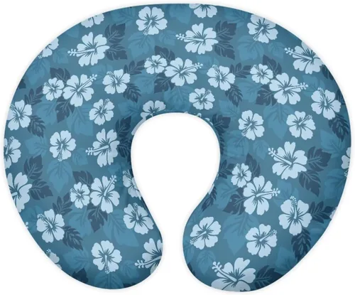 Miniatura 30 de American Flag Floral Nursing Pillow for Breastfeeding, Soft and Supportive Breastfeeding Pillow for Mom and Baby, Feeding Pillow with Removable