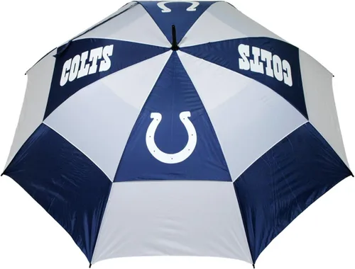 Miniatura 5 de Team Golf NFL San Francisco 49ers - Paraguas de golf de 62 pulgadas con funda protectora, diseño de protección contra el viento de doble toldo