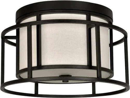 Miniatura 2 de Diseñador Brian Patrick Flynn's Hulton 2 Light Matte Black Hulton - Soporte de techo