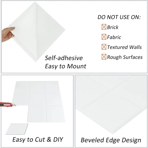 Miniatura 5 de BXI Absorbedor de sonido, paquete de 16 paneles autoadhesivos de absorción acústica de 12 x 12 x 0.4 pulgadas, paneles de absorción de sonido