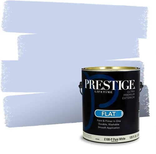 Miniatura 300 de Pintura Exterior + imprimación PRESTIGE, todo-en-uno, 1 galón, acabado mate, color comparable al Valspar* Royal Gray* VS151-Gris real