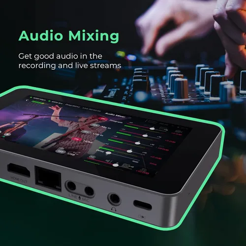 Miniatura 4 de YoloLiv YoloBox Mini Codificador y monitor de transmisión en vivo inteligente todo en uno, ultraportátil
