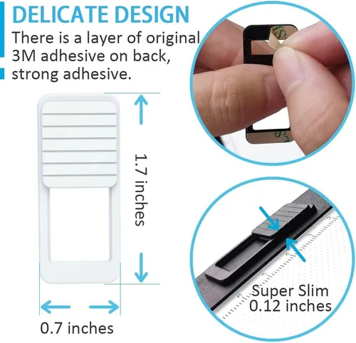 Miniatura 2 de ILIVABLE - Cubierta protectora para interruptor de almohadilla de luz, cubierta protectora de botón táctil con pintura de diamante para mesa de luz