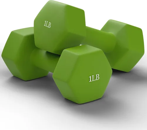 Miniatura 8 de GRETERST Juego de mancuernas hexagonales con revestimiento de goma, pesas de mano para ejercicio y acondicionamiento físico para gimnasio en casa