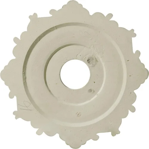 Miniatura 4 de Ekena Millwork CM18RL medallón de techo Riley de 18 in (diam. ext.) x 3 1/2 in (diam. int.) x 1 1/2 in, CM18RL Primed