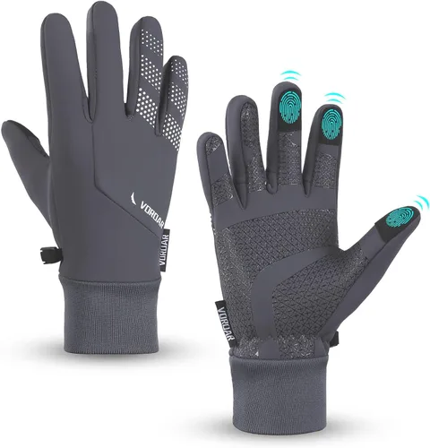 Guantes térmicos de invierno para hombres y mujeres guantes cálidos para congelador antideslizantes impermeables ligeros para pantalla táctil para
