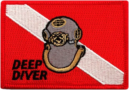 Miniatura 13 de Divemaster - Parche bordado para buceo, emblema de buceo, recuerdo