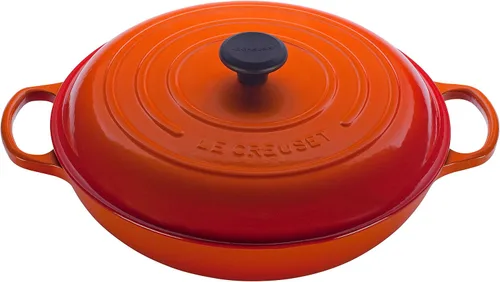 Miniatura 3 de Le Creuset Olla de hierro fundido esmaltada Signature, 5 cuartos de galón, Cereza