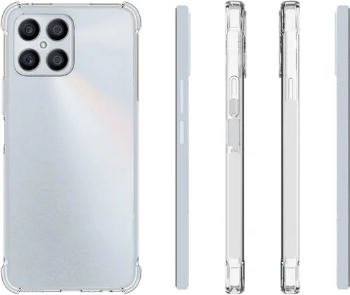 Miniatura 2 de USTIYA Caso para Honor X8 Clear TPU Cuatro Esquinas Cubierta Protectora Transparente Suave Funda