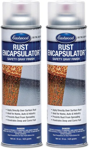 Miniatura 7 de Eastwood Spray para eliminar óxido con acabado mate texturizado Aerosol previene la corrosión del óxido, fórmula fortificada con epoxi y baja