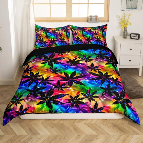 Miniatura 14 de Lindo juego de ropa de cama con dinosaurios, juego de funda de edredón con dibujos animados de cactus, funda de edredón decorativa, funda de edredón