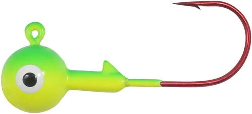 Miniatura 12 de Northland Tackle Cabezas de pesca con bolas de goma para lucioperca, lubina, trucha, cangrejo y panfish - 22 colores de señuelo, paquetes a granel