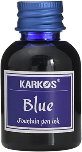Tinta embotellada para plumas estilográficas, azul oscuro brillante, tinta de caligrafía de 1.0 fl oz, escritura artística, dibujo, pintura, tinta