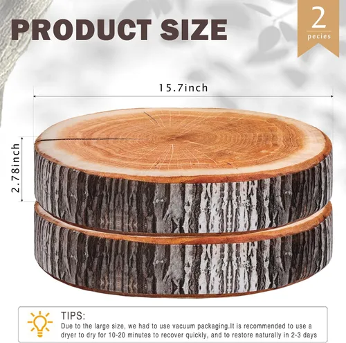 Miniatura 3 de Queekay 2 cojines redondos decorativos de madera para suelo, impresión digital 3D, decoración de bosque, almohada circular suave, lindo muñón