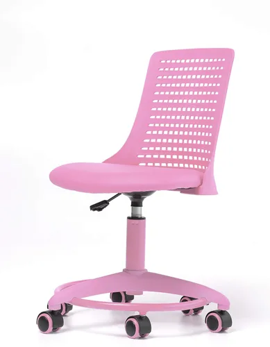 Silla de escritorio para niños, altura ajustable, para la escuela/el hogar, para niños de 4 a 12 años, giratoria con ruedas antiarañazos, silla de