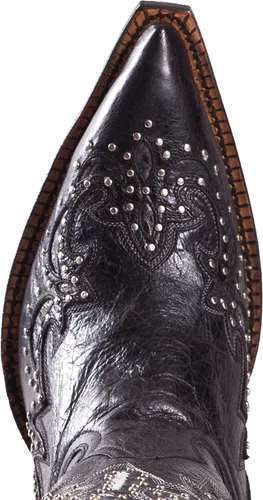 Miniatura 6 de Johnny Ringo JRS806-8X Botas occidentales para mujer de cuero negro
