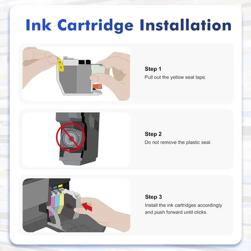 Miniatura 4 de LC401XL LC401 MFC-J1010DW - Cartuchos de tinta para impresora Brother 401XL LC 401 para MFC-J1010DW MFC-J1170DW MFC-J1012DW MFC-J1800DW MFC J1010DW