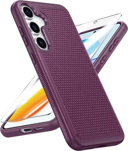 Miniatura 127 de FNTCASE Funda para teléfono Galaxy A14-5G: protección contra caídas de grado militar Samsung A14 5G, probada contra caídas de 14 pies, protector