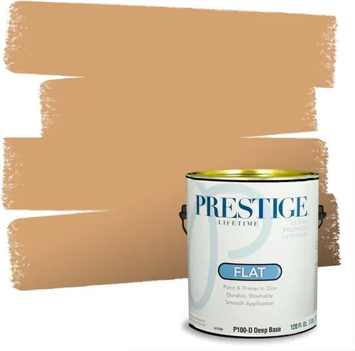 Miniatura 158 de PRESTIGE Pintura exterior e imprimación en uno, bronceado Aberdeen, plano, 1 galón