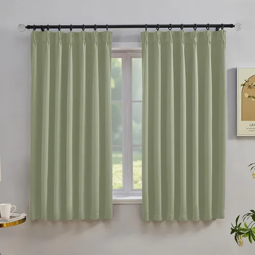 Miniatura 9 de Simplebrand Cortinas naturales extra largas para oscurecer la habitación del patio, 120 pulgadas de largo, 2 paneles para sala de estar, privacidad