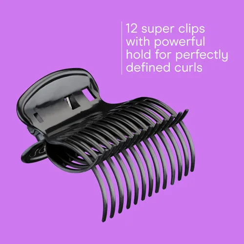 Miniatura 5 de Conair - Rulos calientes para cabello largo, mediano y corto, 12 rulos calientes Jumbo de 1 ½" con clips, rizadores para mujeres, volumen y rizos