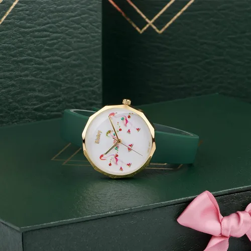 Miniatura 7 de Relojes de cuarzo para mujer, esfera de conchas de nácar con correa de silicona suave, reloj de pulsera pequeño con caja de regalo